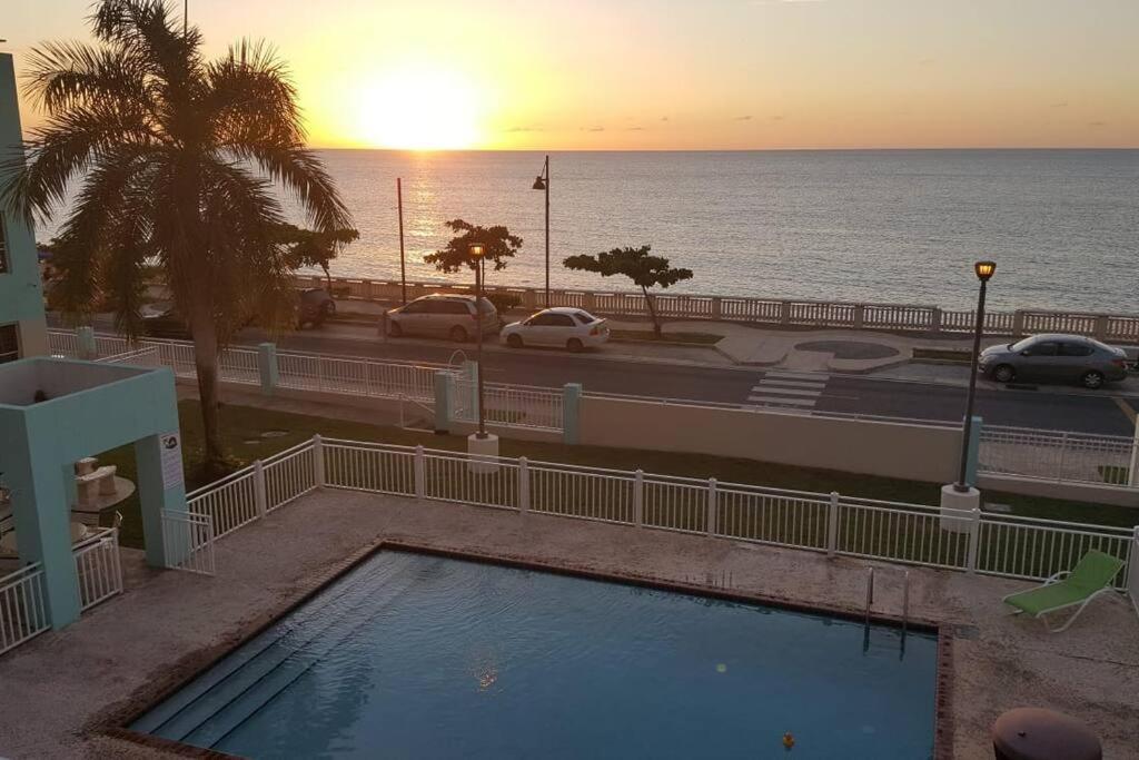 Summer All Year! Oceanfront With Pool A/C Aguadilla Exterior photo